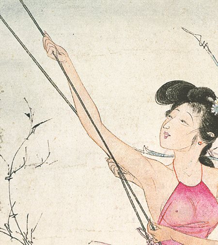 蓬溪县-胡也佛的仕女画和最知名的金瓶梅秘戏图